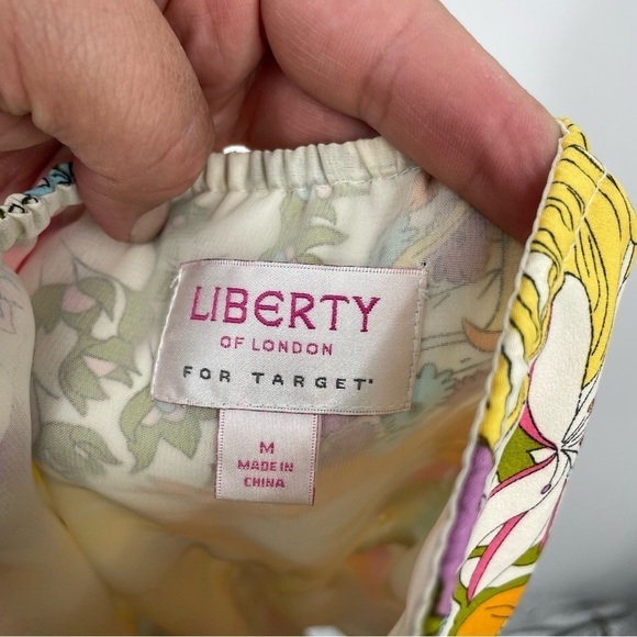 Liberty Of London X Target Floral Halter Sundress Spring Girlie Poppy Flowers M - Picture 7 of 11